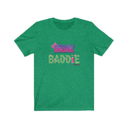 BRONX BADDIE FEMALE Hip Hop Short Sleeve Tee - PDR LFE Heather Kelly / S PDR LFE