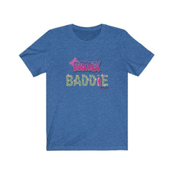BRONX BADDIE FEMALE Hip Hop Short Sleeve Tee - PDR LFE Heather True Royal / S PDR LFE