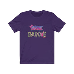 BRONX BADDIE FEMALE Hip Hop Short Sleeve Tee - PDR LFE Team Purple / S PDR LFE