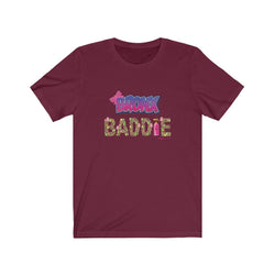 BRONX BADDIE FEMALE Hip Hop Short Sleeve Tee - PDR LFE Maroon / S PDR LFE