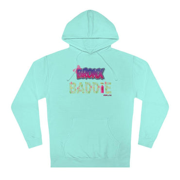 BRONX BADDIE Hip Hop Unisex Hooded Sweatshirt - PDR LFE XS / Mint PDR LFE