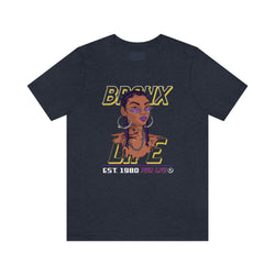 BRONX LIFE FEMALE HIP HOP Short Sleeve Tee - PDR LFE Heather Navy / S PDR LFE