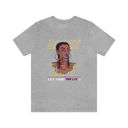 BRONX LIFE FEMALE HIP HOP Short Sleeve Tee - PDR LFE Athletic Heather / S PDR LFE