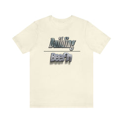 BUILDING OVER BEEFIN HIP HOP Jersey Short Sleeve Tee - PDR LFE Natural / S PDR LFE