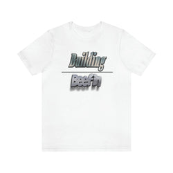 BUILDING OVER BEEFIN HIP HOP Jersey Short Sleeve Tee - PDR LFE White / S PDR LFE