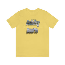 BUILDING OVER BEEFIN HIP HOP Jersey Short Sleeve Tee - PDR LFE Yellow / S PDR LFE