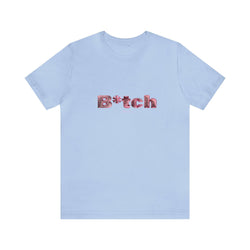 B*TCH HIP HOP Short Sleeve Tee - PDR LFE Baby Blue / S PDR LFE