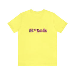 B*TCH HIP HOP Short Sleeve Tee - PDR LFE Yellow / S PDR LFE