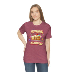 CAKE CAKE CAKE HIP HOP Short Sleeve Tee - PDR LFE Heather Raspberry / XS PDR LFE