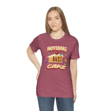 CAKE CAKE CAKE HIP HOP Short Sleeve Tee - PDR LFE Heather Raspberry / XS PDR LFE