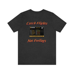 CATCH FLIGHTS HIP HOP Short Sleeve Tee - PDR LFE Dark Grey Heather / XS PDR LFE