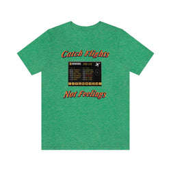 CATCH FLIGHTS HIP HOP Short Sleeve Tee - PDR LFE Heather Kelly / XS PDR LFE