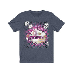 CERTIFIED LADY MUSCLE Unisex Jersey Short Sleeve Tee - PDR LFE Heather Navy / S PDR LFE