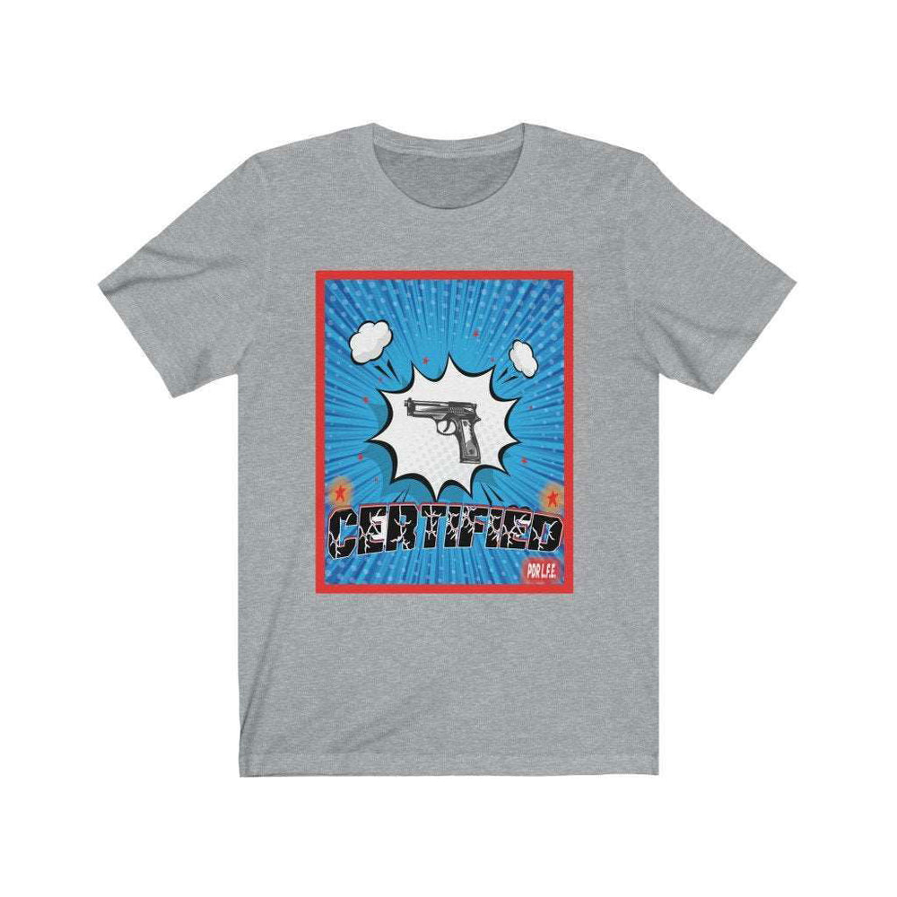 CERTIFIED SHOOTA Unisex Jersey Short Sleeve Tee - PDR LFE Athletic Heather / S PDR LFE