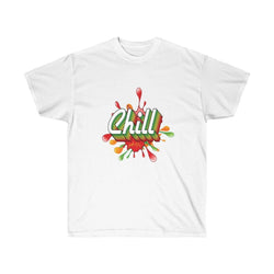 CHILL OUT OR ELSE Hip Hop Cotton Tee - PDR LFE White / S PDR LFE