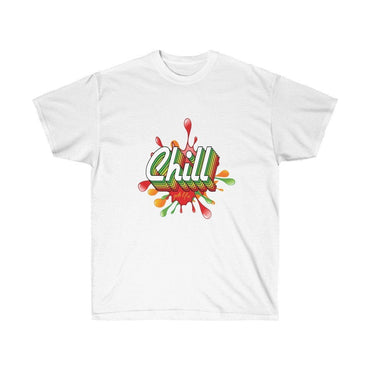 CHILL OUT OR ELSE Hip Hop Cotton Tee - PDR LFE White / S PDR LFE