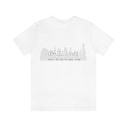 CIVILIZED SAVAGE Hip Hop Unisex Jersey Short Sleeve Tee - PDR LFE White / S PDR LFE