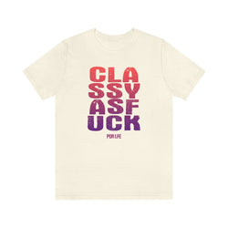 CLASSY ASF FEMALES HIP HOP TSHIRT - PDR LFE Natural / XS PDR LFE