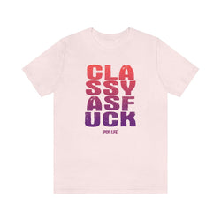 CLASSY ASF FEMALES HIP HOP TSHIRT - PDR LFE Soft Pink / XS PDR LFE