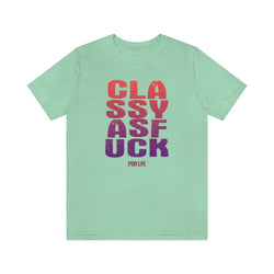 CLASSY ASF FEMALES HIP HOP TSHIRT - PDR LFE Mint / XS PDR LFE