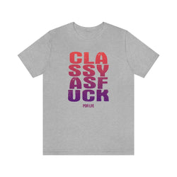 CLASSY ASF FEMALES HIP HOP TSHIRT - PDR LFE Athletic Heather / XS PDR LFE