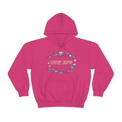 CONTENT CREATOR Heavy Blend™ Female Hooded Sweatshirt - PDR LFE Heliconia / S PDR LFE