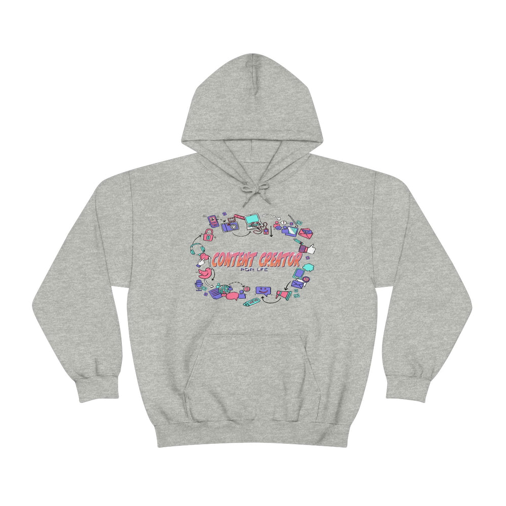 CONTENT CREATOR Heavy Blend™ Female Hooded Sweatshirt - PDR L.F.E. 