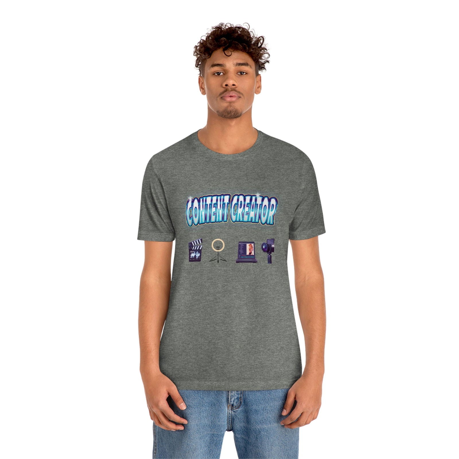 CONTENT CREATOR MALE HIP HOP Short Sleeve Tee - PDR L.F.E. 