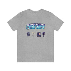 CONTENT CREATOR MALE HIP HOP Short Sleeve Tee - PDR LFE Athletic Heather / XS PDR LFE