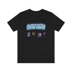 CONTENT CREATOR MALE HIP HOP Short Sleeve Tee - PDR LFE Black / XS PDR LFE