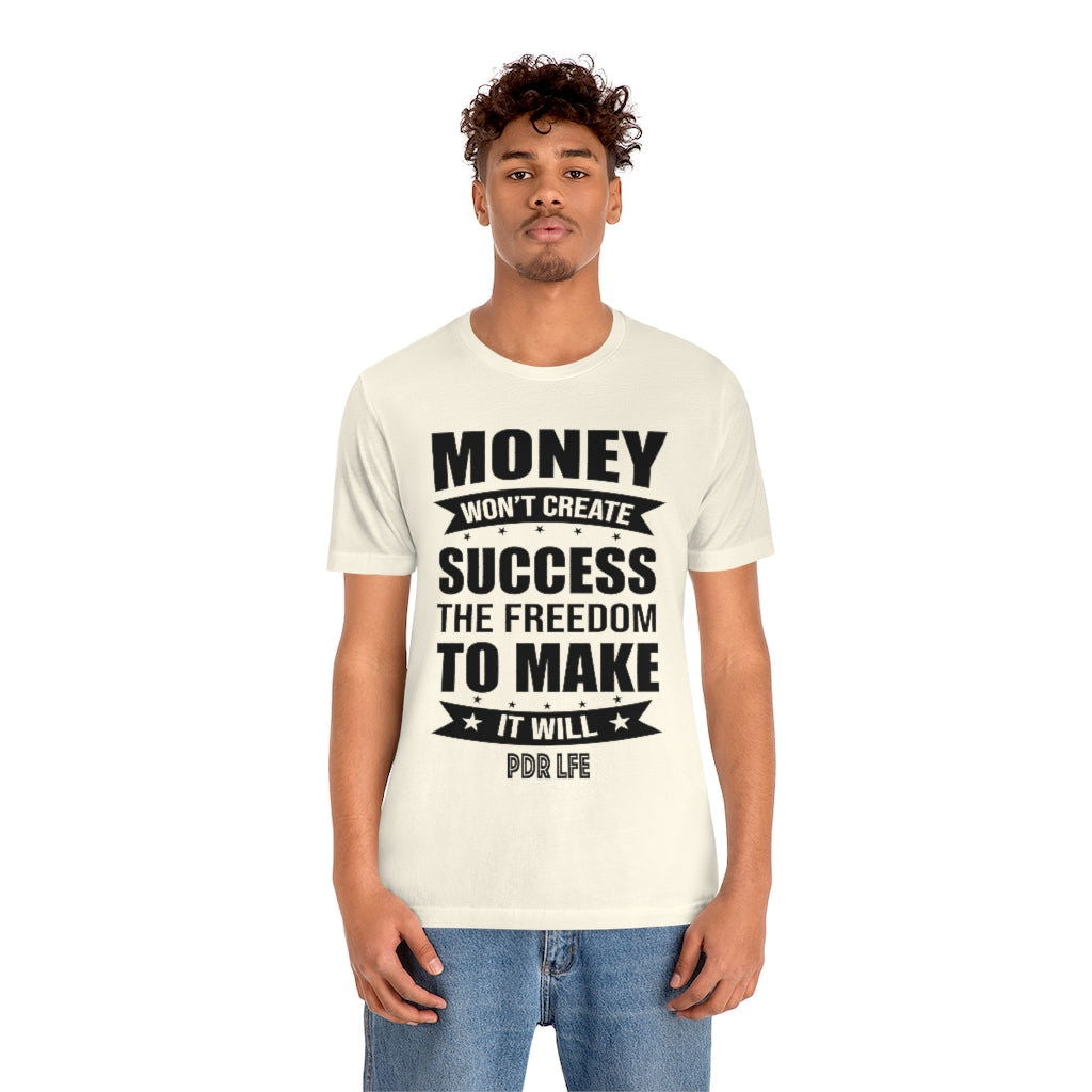 CREATE SUCCESS MENS HIP HOP TSHIRT - PDR LFE Natural / S PDR LFE