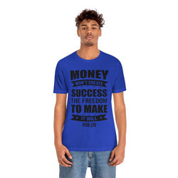 CREATE SUCCESS MENS HIP HOP TSHIRT - PDR LFE True Royal / S PDR LFE