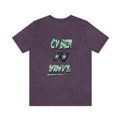 CYBER VINYL HIP HOP Short Sleeve Tee - PDR LFE Heather Team Purple / XS PDR LFE