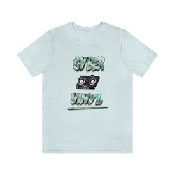 CYBER VINYL HIP HOP Short Sleeve Tee - PDR LFE Heather Ice Blue / XS PDR LFE