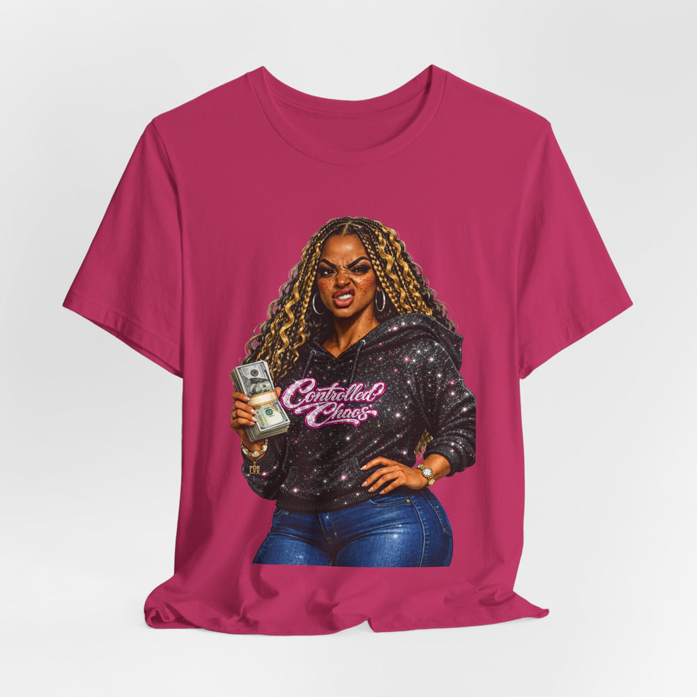 Controlled Chaos  #W3 Hip Hop Short Sleeve T-Shirt