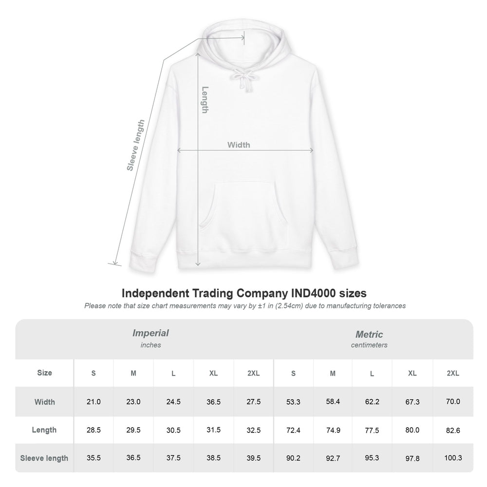 Controlled Chaos Hoodie — Graphic Streetwear Pullover with Sleeve Fox Art