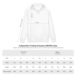 Controlled Chaos Hoodie — Graphic Streetwear Pullover with Sleeve Fox Art