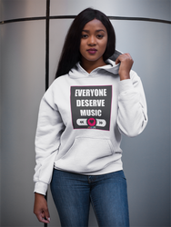 DESERVE MUSIC Unisex Heavy Blend™ Hooded Sweatshirt - PDR LFE Black / S PDR LFE