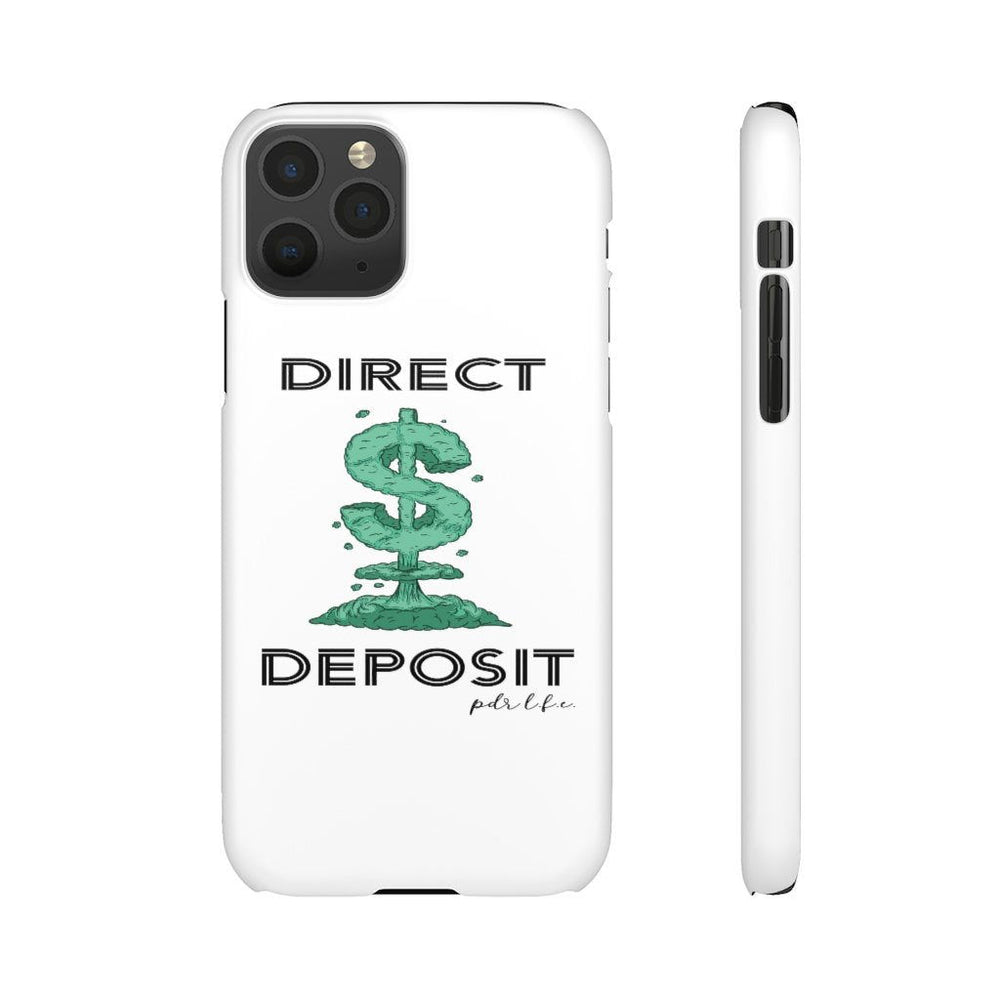 DIRECT DEPOSIT Hip Hop Cell Phone Snap Cases - PDR LFE iPhone 11 Pro / Matte PDR LFE