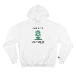 DIRECT DEPOSIT Hip Hop Champion Hoodie - PDR LFE White / S PDR LFE