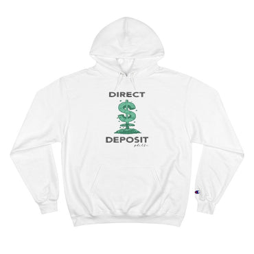 DIRECT DEPOSIT Hip Hop Champion Hoodie - PDR LFE White / S PDR LFE