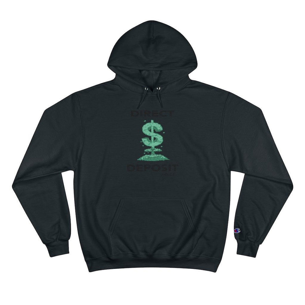 DIRECT DEPOSIT Hip Hop Champion Hoodie - PDR LFE Black / S PDR LFE