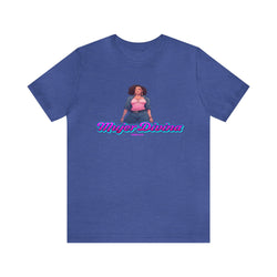 DIVINE LATINA Hip Hop Short Sleeve Tee - PDR LFE Heather True Royal / S PDR LFE