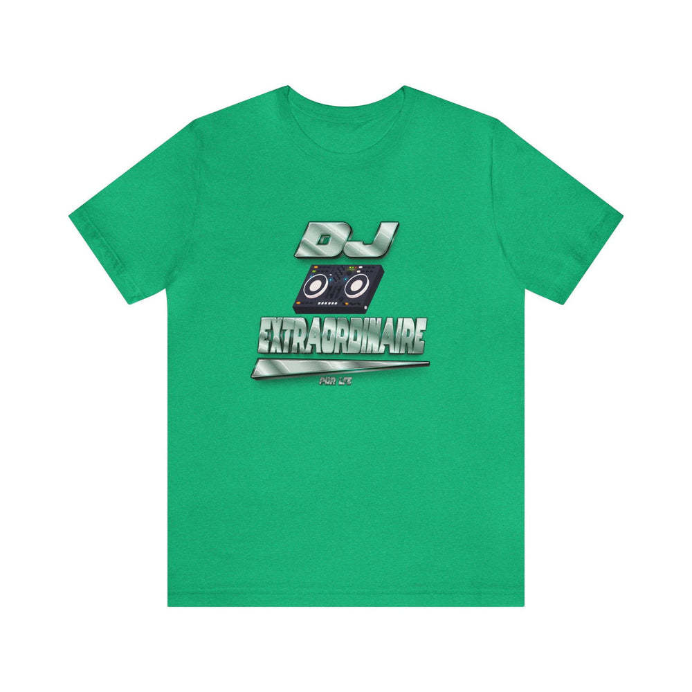 DJ EXTRA HIP HOP Short Sleeve Tshirt - PDR LFE Heather Kelly / S PDR LFE