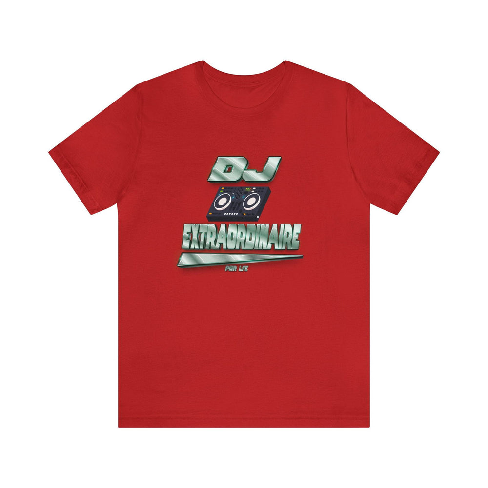 DJ EXTRA HIP HOP Short Sleeve Tshirt - PDR LFE Red / S PDR LFE