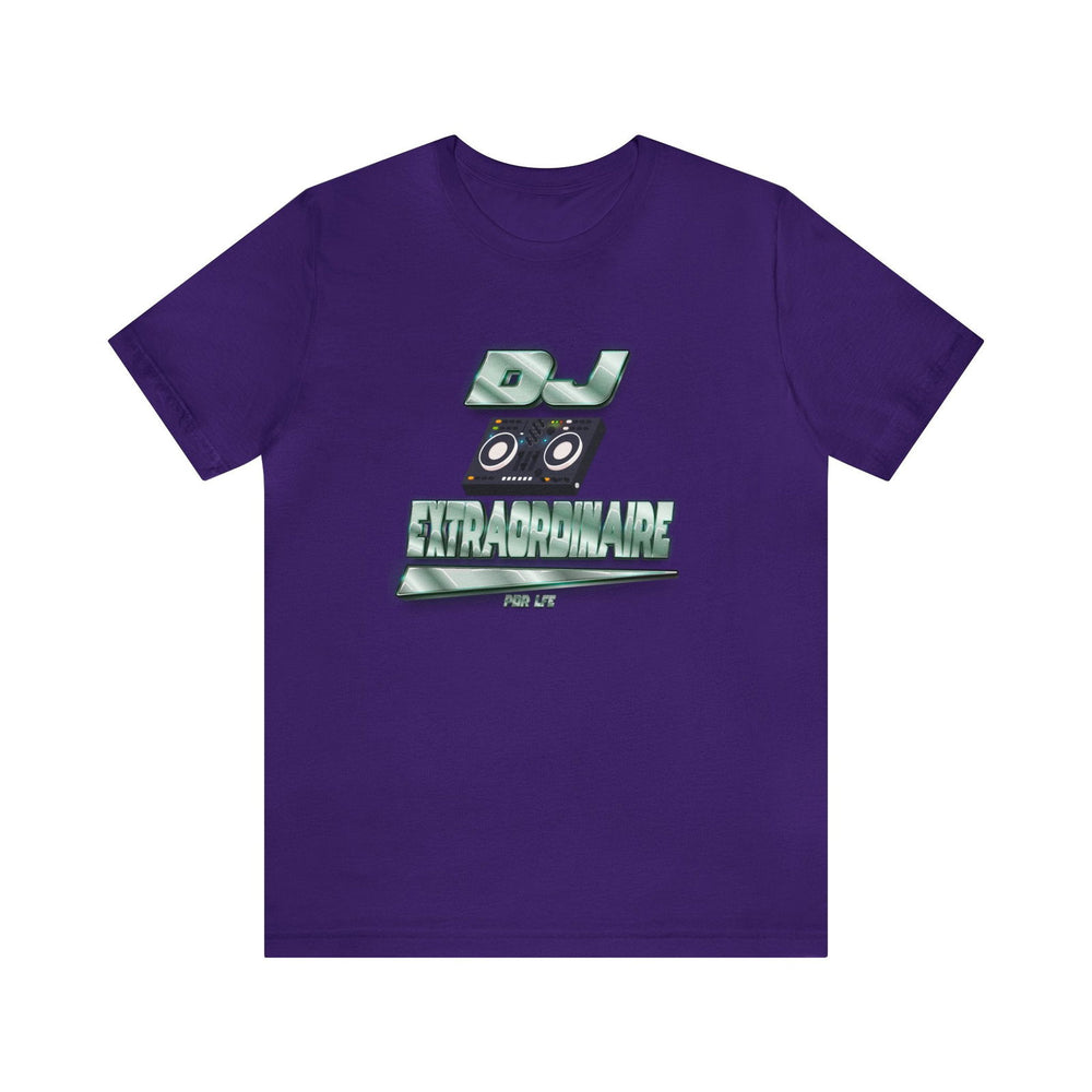 DJ EXTRA HIP HOP Short Sleeve Tshirt - PDR LFE Team Purple / S PDR LFE