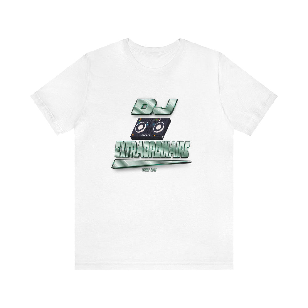 DJ EXTRA HIP HOP Short Sleeve Tshirt - PDR LFE White / S PDR LFE