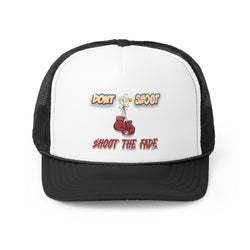 DONT SHOOT SHOOT THE FADE HIP HOP Trucker Caps - PDR LFE Black / One size PDR LFE