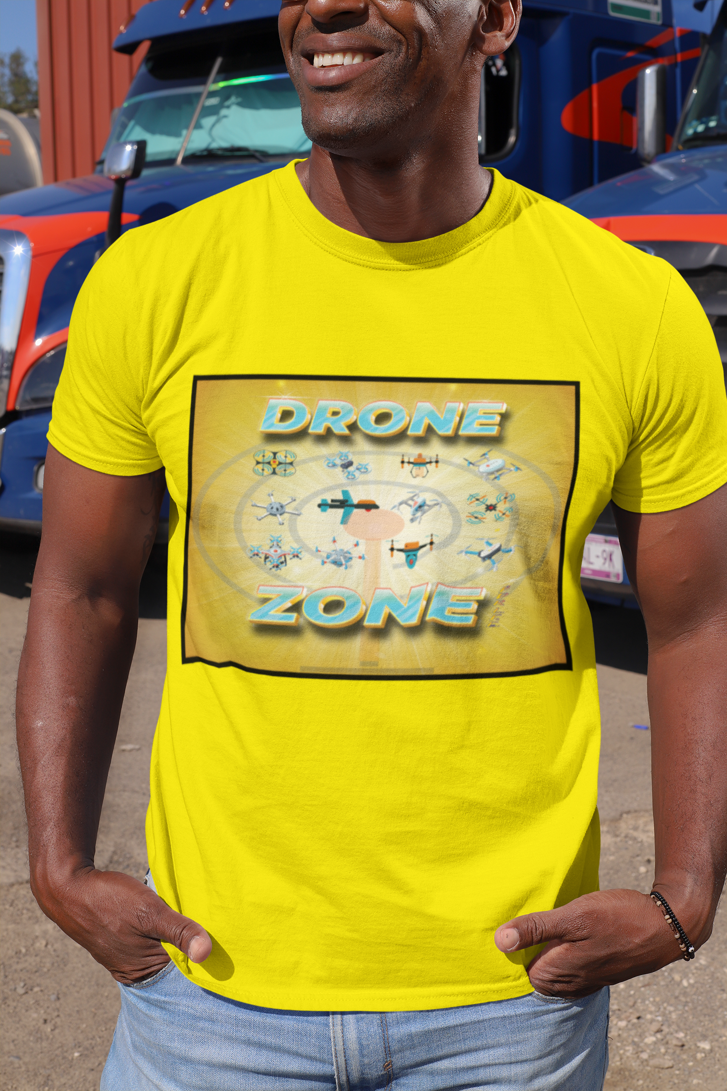 DRONE ZONE Unisex Jersey Short Sleeve Tee - PDR L.F.E. 