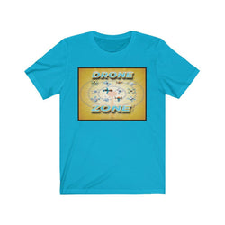 DRONE ZONE Unisex Jersey Short Sleeve Tee - PDR LFE Turquoise / S PDR LFE